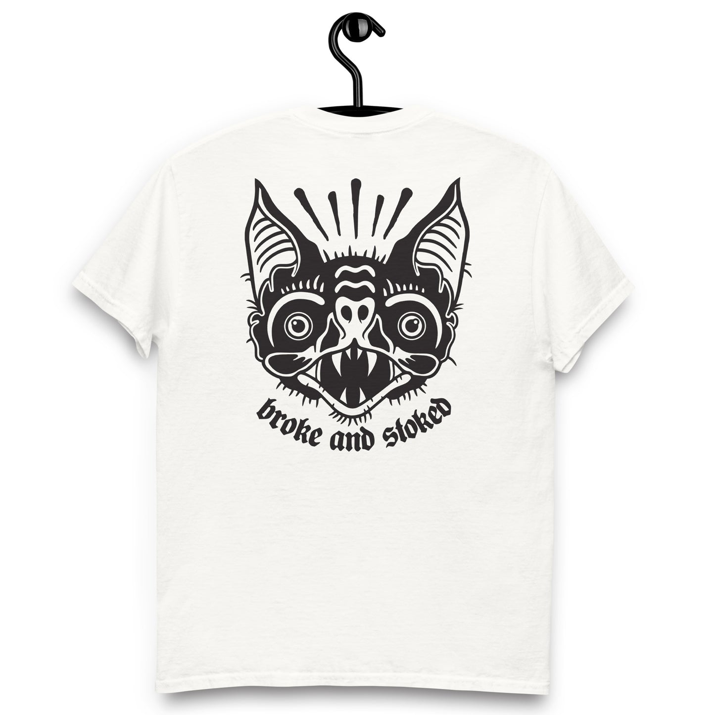 Broke And Stoked Bat T-shirt